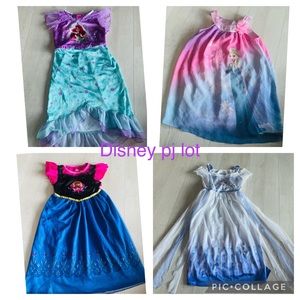 Girls Disney pajama lot